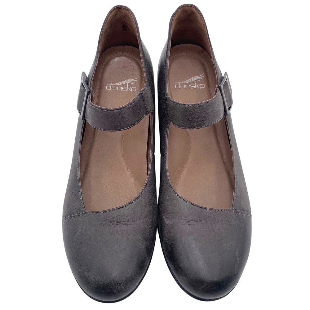 Dansko Roxanne Heels Women's Size 41 (US 10.5-11) Gray Leather Comfort‎